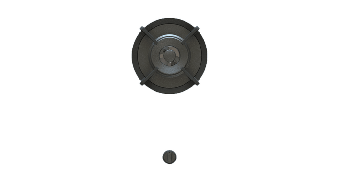 12 Inch Cooktop Sealed Burners One Burner Gas Cooktop Full Black Edition. Integrated installation right into Kitchen Countertop. The modular design offers superior performance. It is perfect blend of classic and contemporary design suitable for all types of kitchens. This Gas Cooktop delivers searing heat with 5 kW Dual Ring 650-17,000 BTUs Single Burner. This cooktop offers a variety of cooking options. Double-Enamel Cast Iron Pan Supports. Controlled Power. Automatic Spark Ignition. Durable construction. Easy-to-Clean. Safety Shut-Off