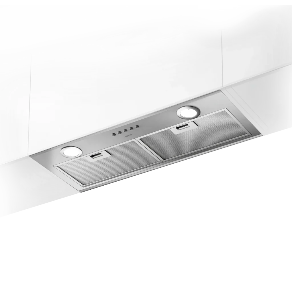 22 Inch Range Hood 400 CFM  Asti Provides powerful ventilation to help remove smoke, grease, and odors and can handle all your cooking needs. Asti is designed for discreet inside cabinet mounting. It fits perfectly into 12 inch deep cabinetry and is ideal for kitchens where space is limited