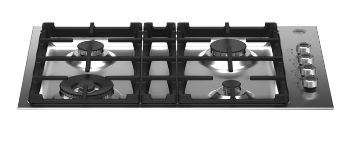 Bertazzoni Pro Series Slide Controls 4 Aluminum Burners Gas Cooktop