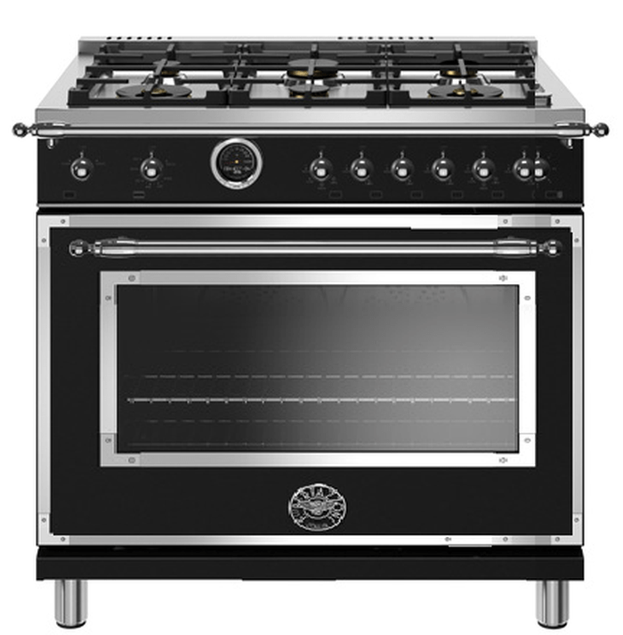 Bertazzoni Heritage Series Gas Oven 6 brass burners Gas Range