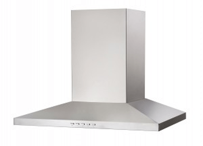 30 Inch Range Hood 680 CFM  Premium RA38 SQB-1 Series UNDER CABINET Range Hood 680 CFM Internal Blower Baffle Filters Led Lights. KOBE Premium wall mount range hood is equipped with 3-speed mechanical push button, 680 CFM internal blower, dishwasher-safe baffle filters, and LED lights. This hood is handcrafted with durable 18-gauge commercial grade stainless steel with seamless design.