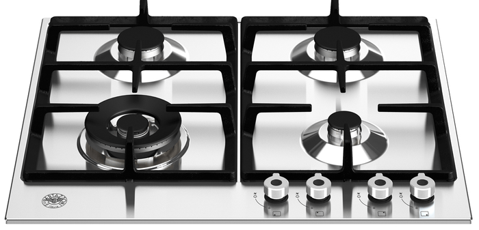 Bertazzoni Pro Series Front Controls 4 Aluminum Burners Gas Cooktop