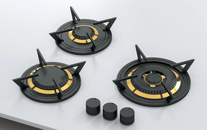 Tulip Cooking Modular 03 Burner Gas Cooktop