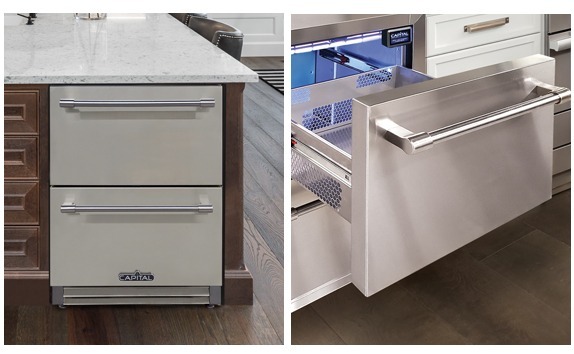 Capital Grand Chef Two-Drawer Refrigerators