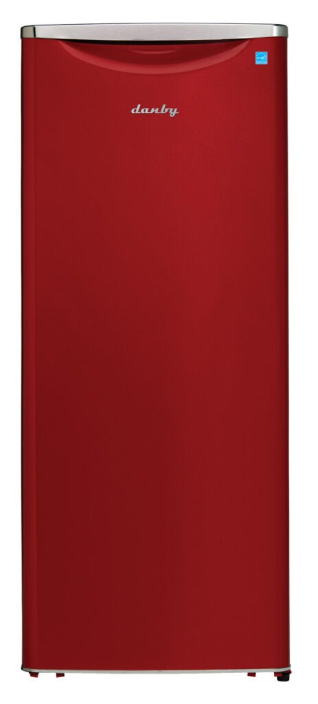 24 Inch Fridge Column  11.0 cu. ft. Contemporary Classic Apartment Size All Fridge. 60 Inch tall. This Danby Designer model serves up 11 cubic feet (311 litres) of cool storage area and the prestigious Energy Star rating and high-tech mechanical thermostat means it will cut back on your power bills. The stylish appliance features a single door with an integrated handle and a clever reversible hinge which allows you to set it for right or left-handed opening. The neat and tidy interior is illuminated by a powerful lighting system which makes it easy to organize the glass-covered vegetable crisper, the integrated door shelves, and the four-and-a-half adjustable glass shelves. There’s considerable room for large and tall bottle and this top-of-the-line unit comes with a worry-free 18-month warranty on parts and labour along with convenient in-home service