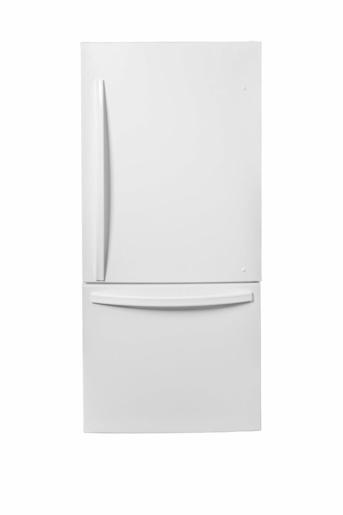 30 Inch Bottom Freezer Refrigerator  18.7 cu. ft. Apartment Fridge Bottom Mount. 67.5 Inch Hight. Discover the styling and simplicity of Danby’s 18.7 cubic feet (530 L) stainless-steel bottom mount refrigerator, perfect for a large family in an apartment, townhouse, or house! Reduce your electricity bill and save on energy with this ENERGY STAR rated model. The electronic thermostat is located front, and center and this model features frost-free fan-forced cooling, which ensures an even temperature throughout. Avoid clutter with two adjustable shelves and three-door shelves, offering maximum storage versatility. Extend the shelf life of your produce by storing it in the two crisper drawers. All your favorite frozen items can be stored with one convenient wire shelf and two-door shelves, keeping your freezer accessible and organized. Easily find your eggs, vegetables, or fruit with the bright LED interior lighting system. The door ajar alarm prevents spoiling of foods in the event the door has not closed correctly. Lastly, this stylish appliance features a clever, reversible hinge that allows you to set it for right or left-handed opening