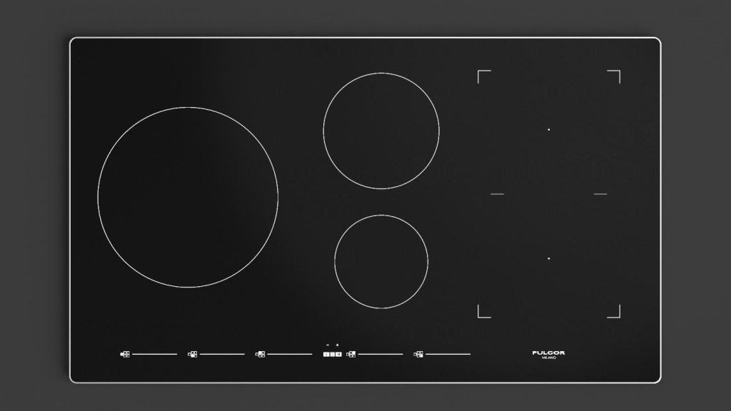 36 Inch Cooktop Induction Burners Fulgor Milano induction cooktops offer the power and control of a gas cooktop with the cleanability of a radiant cooktop, giving you the best of both worlds.