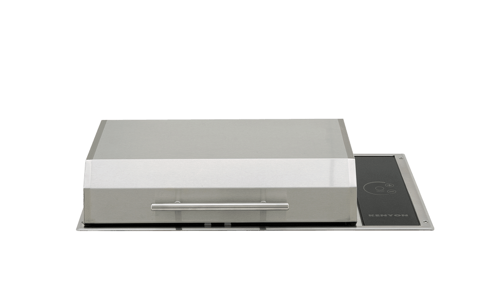 30 Inch Outdoor Grill  Texan Electric Grill Knob Control with Single Piece Lid 240V. Perfectly fit for indoors in your kitchen or outdoors on your balcony. Transform your outdoor kitchen or roof deck into a culinary paradise with the Texan Electric Grill! Say goodbye to the restrictions of gas and charcoal grills and embrace a new era of safe, powerful, and authentic grilling. Featuring two independently controlled 1500W elements, this built-in grill delivers a maximum output of 3000W, ensuring your food is perfectly cooked every time. Designed to meet NFPA fire code regulations and UL approved for both indoor and outdoor use, the Texan Electric Grill is the epitome of safety and performance. Its versatile mounting options cater to wood, soft surface, and stone countertops, providing a seamless and stylish installation. Available in both 208V and 240V, this grill is the ultimate addition to any modern outdoor space