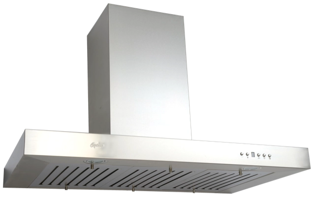 36 Inch Range Hood 550 CFM  The SC(B)514 makes a statement of strength and power with a bold frame and 550 CFM fan. Features mesh or baffle filters, two bright LED lights and a three-speed panel for total control. It is also fitted with a time-delay OFF feature up to nine minutes