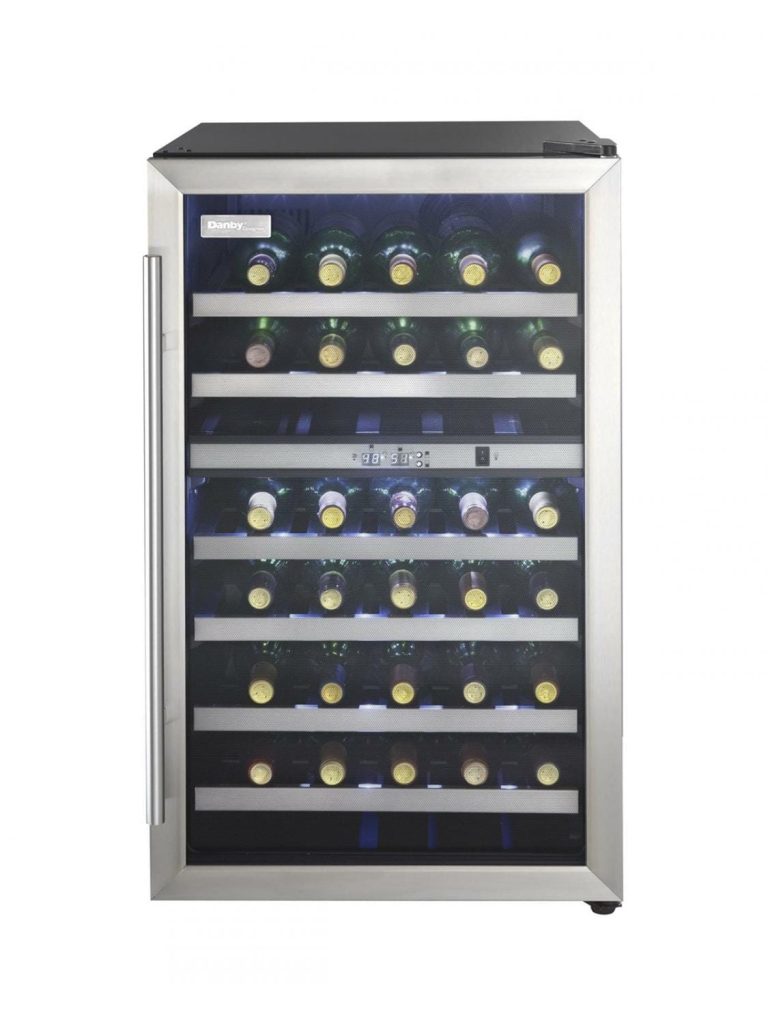 20 Inch Wine Refrigerator  Danby Designer 38 Bottle Free-Standing Wine Cooler