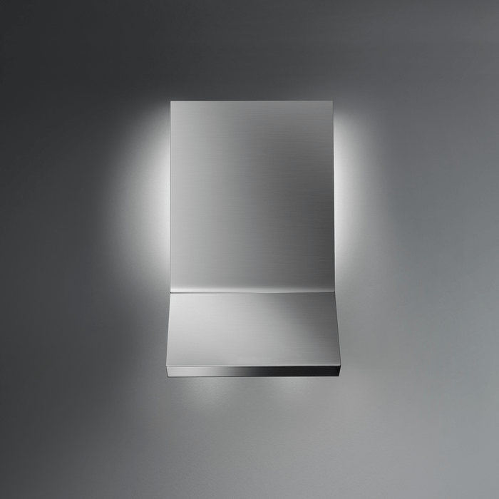 24 Inch Range Hood 500 CFM  Rialto Series wall range hood features a 500 CFM motor, 4-speed electronic controls, a type 6 charcoal filter and LED ambient lighting