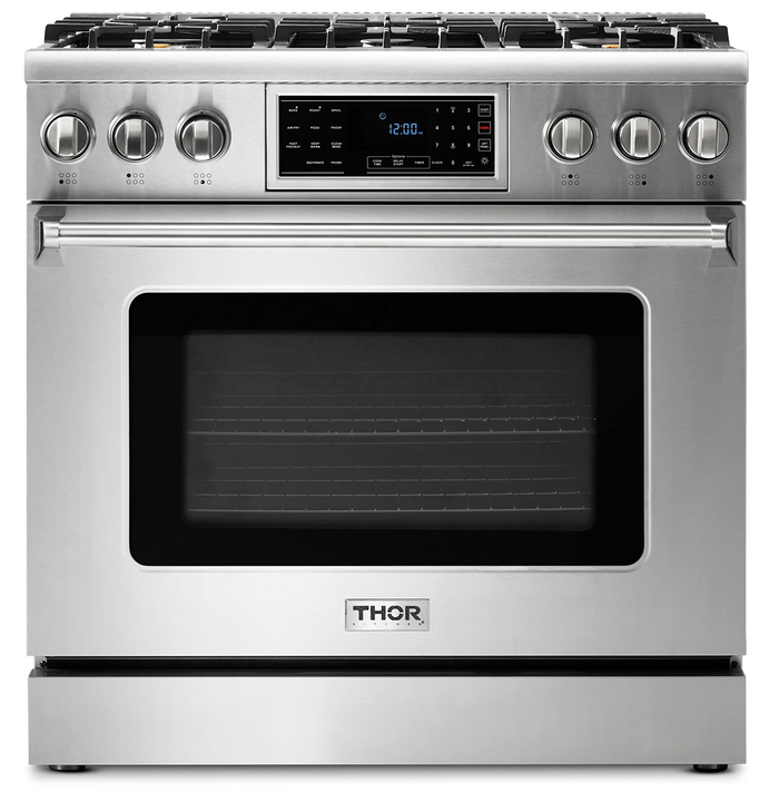 Thor Kitchen Professional Self Clean Tilt Panel Gas Range