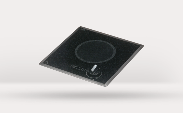 12 Inch Cooktop  Simplify the way you cook with precise temperature control and consistent results. Kenyon Radiant Cooktops. Uniform surface with spring-loaded burners underneath the glass. The special design directs heat up through the ceramic glass providing efficient cooking. Powerful burners ensure consistent level of heat for exceptional boiling, simmering, and melting. Available in digital and knob controls. Designed for budding chefs who love to multitask, this two-burner model is a chic addition to any kitchen. The sleek, black ceramic glass surface not only elevates your kitchen’s aesthetic but also ensures effortless maintenance with its durable, easy-to-clean design. Its sharp stainless steel graphics and contemporary knobs make it ideal for any cooking area. Upgrade your kitchen with the Kenyon Cooktop and experience a seamless blend of style, safety, and superior cooking performance. Kenyon Induction Cooktops-The most efficient form of cooking available. The heat is generated by an electromagnetic field, directly on the bottom of the cookware producing heat immediately. Easy-to-clean surface generates heat only to the cookware so boil-overs can’t burn onto the glass top. Choose from the assorment that meet your specific cooking and installation needs
